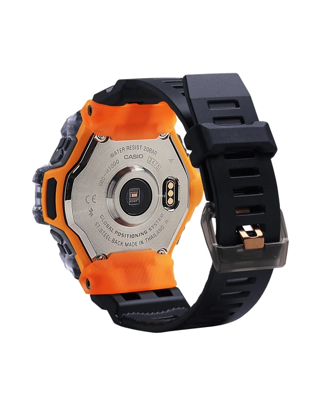Casio,G-SHOCK 55mm,55mm,Resin,Black,Processor,Countdown,Chronograph,Month,Date,Hardlex,Round,GBDH1000,GBDH1000-1A4