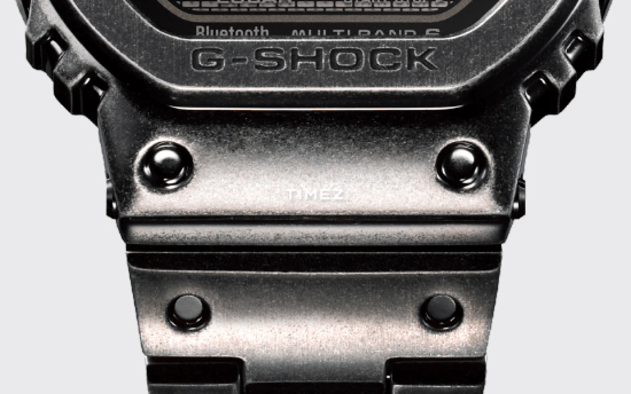 Casio,G-SHOCK 49.30x43.20mm,49.30x43.20mm,Stainless Steel,Black,Quartz,Countdown,Chronograph,Perpetual Calendar,Month,Square,GMW,GMW-B5000V-1
