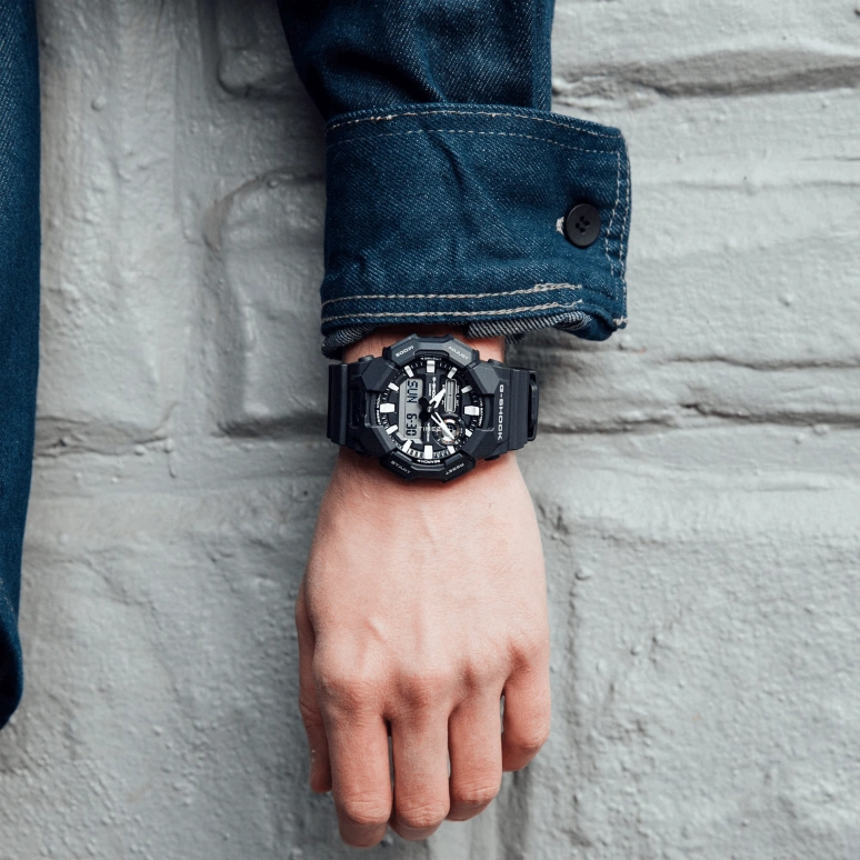 Casio,G-SHOCK 51.90mm,51.90mm,Bio-sourced,Carbon,Resin,Black,Quartz,Countdown,Chronograph,Month,Date,Hardlex,Round,GA010,GA010-1A