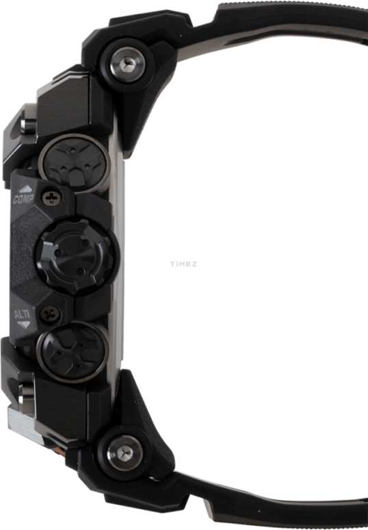 Casio,MASTER OF G - LAND 58.70x52.10mm,58.70x52.10mm,Bio-sourced,Resin,Black,Quartz,Countdown,Chronograph,Month,Date,Sapphire,Crystal Glass,Round,GWGB1000EC,GWGB1000EC-1A