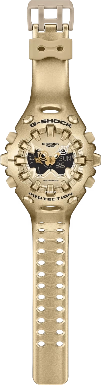 Casio,G-SHOCK 49.10x58.20mm,49.10x58.20mm,Resin,Gold,Quartz,Countdown,Chronograph,Month,Date,Hardlex,Round,GAV01A,GAV01A-9A