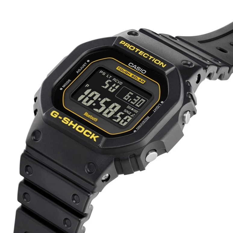 Casio,5600 48.90x42.80mm,48.90x42.80mm,Resin,Black,Quartz,Countdown,Chronograph,Month,Date,Hardlex,Square,GWB5600CY,GWB5600CY-1