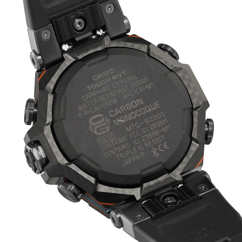 Casio,MTG 55.10x49.80mm,55.10x49.80mm,Stainless Steel,Black,Quartz,Countdown,Chronograph,Month,Date,Hardlex,Round,MTGB2000YR,MTGB2000YR-1A