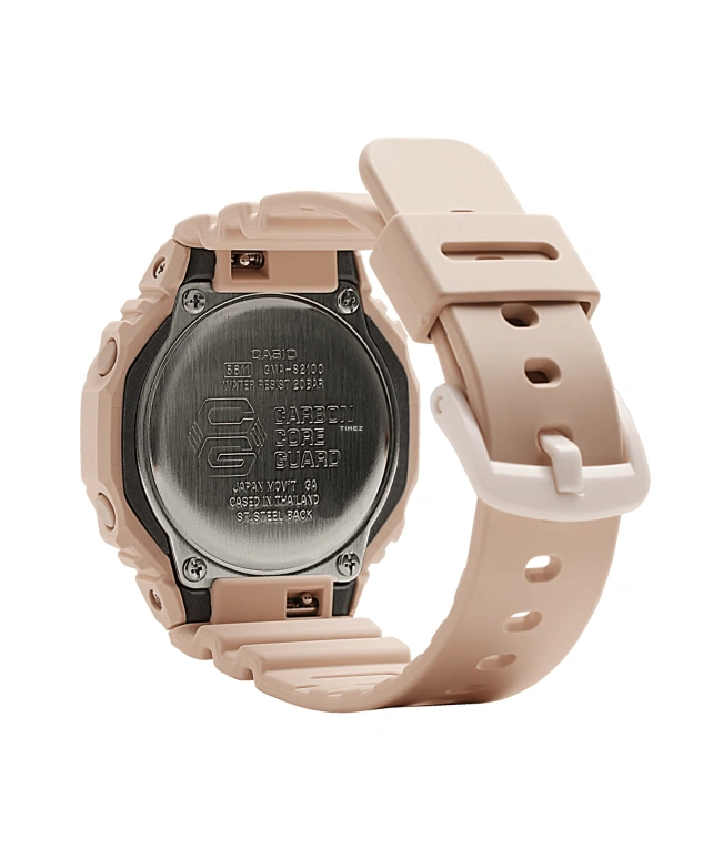 Casio,G-SHOCK 42.90mm,42.90mm,Carbon,Resin,Pink,Quartz,Countdown,Chronograph,Month,Date,Hardlex,Octagon,GMAS2100,GMAS2100-4A