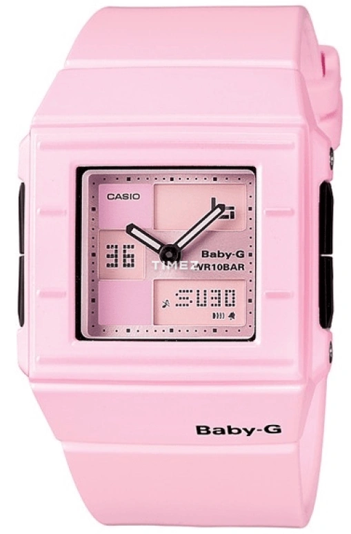 Casio,BABY-G 36mm,36mm,Acrylic,Plastic,Pink,Quartz,BGA,BGA-200-4E2