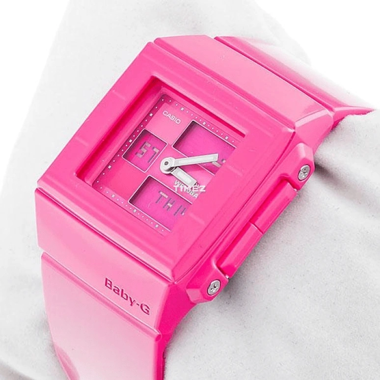 Casio,BABY-G 36mm,36mm,Acrylic,Plastic,Pink,Quartz,BGA,BGA-200-4E