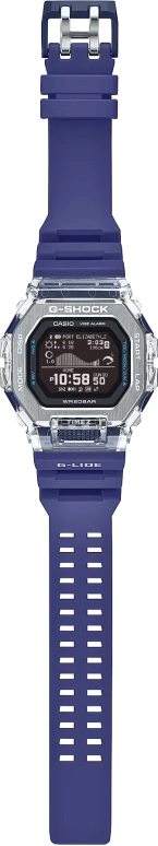 Casio,G-LIDE 50.90x46mm,50.90x46mm,Resin,Stainless Steel,Black,Quartz,Countdown,Chronograph,Month,Day,Hardlex,Square,GBX100S,GBX100S-2