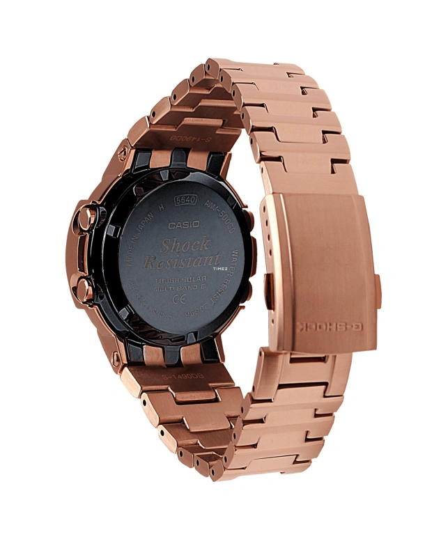 Casio,G-SHOCK 51.80x44.50mm,51.80x44.50mm,Stainless Steel,Rose Gold,Quartz,Countdown,Chronograph,Month,Date,Hardlex,Round,AWM500GD,AWM500GD-4A