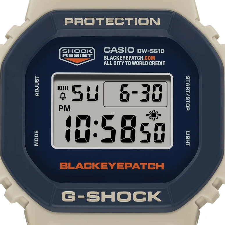 Casio,5600 48.90x43.80mm,48.90x43.80mm,Resin,Bio-sourced,Grey,Quartz,Countdown,Chronograph,Month,Date,Hardlex,Square,DW5610BEP,DW5610BEP-2