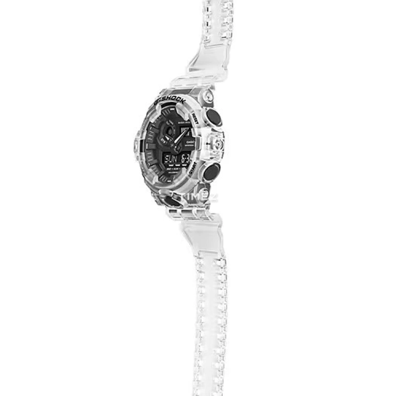 Casio,G-SHOCK 57.50x53.40mm,57.50x53.40mm,Resin,Black,Quartz,Countdown,Chronograph,Month,Date,Hardlex,Round,GA700SKE,GA700SKE-7A