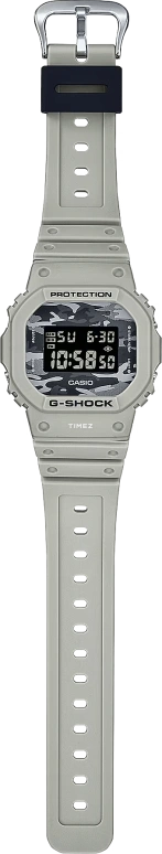Casio,G-SHOCK 48.90x42.80mm,48.90x42.80mm,Resin,Grey,Black,Quartz,Countdown,Chronograph,Month,Date,Hardlex,Square,DW5600CA,DW5600CA-8