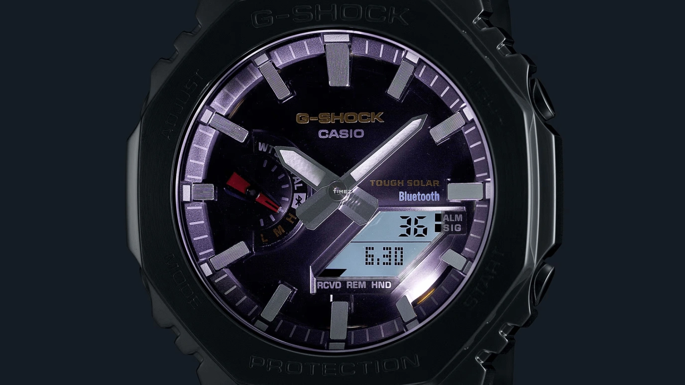 Casio,G-SHOCK 49.80x44.40mm,49.80x44.40mm,Stainless Steel,Black,Quartz,Countdown,Chronograph,Month,Date,Hardlex,Round,GMB2100SD,GMB2100SD-1C