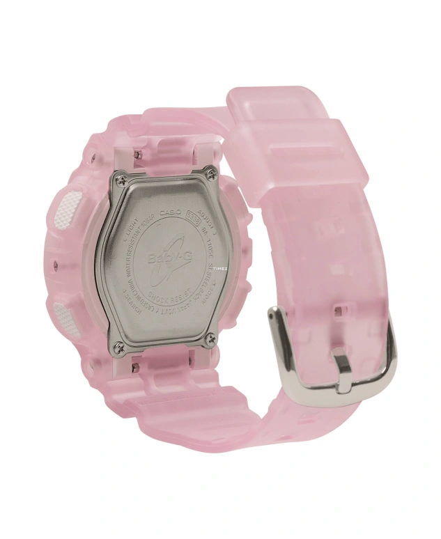 Casio,BA-110 43.40mm,43.40mm,Resin,Pink,Quartz,Countdown,Chronograph,Month,Date,Hardlex,Round,BA110SC,BA110SC-4A