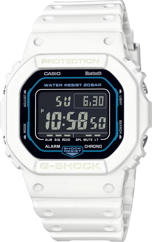 Casio,G-SHOCK 48.90x42.80mm,48.90x42.80mm,Resin,Black,Quartz,Countdown,Chronograph,Month,Date,Hardlex,Square,DWB5600SF,DWB5600SF-7