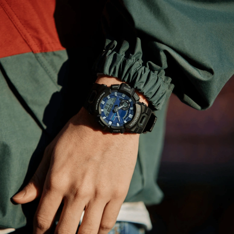 Casio,G-SHOCK 48.90mm,48.90mm,Bio-sourced,Resin,Blue,Quartz,Countdown,Chronograph,Month,Date,Hardlex,Round,GBA900CB,GBA900CB-1A