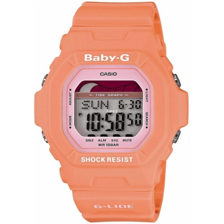 Casio,BABY-G 44mm,44mm,Plastic,Black,Grey,Quartz,Rectangular,BLX,BLX-5600-4D