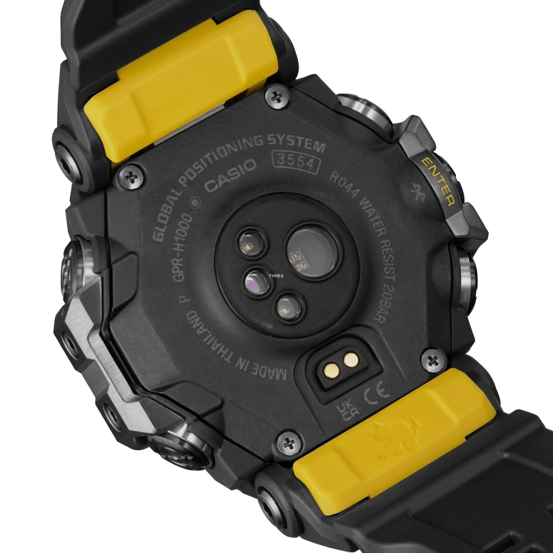 Casio,MASTER OF G - LAND 53.20mm,53.20mm,Bio-sourced,Resin,Black,Grey,Processor,Countdown,Chronograph,Month,Date,Hardlex,Round,GPRH1000,GPRH1000-1