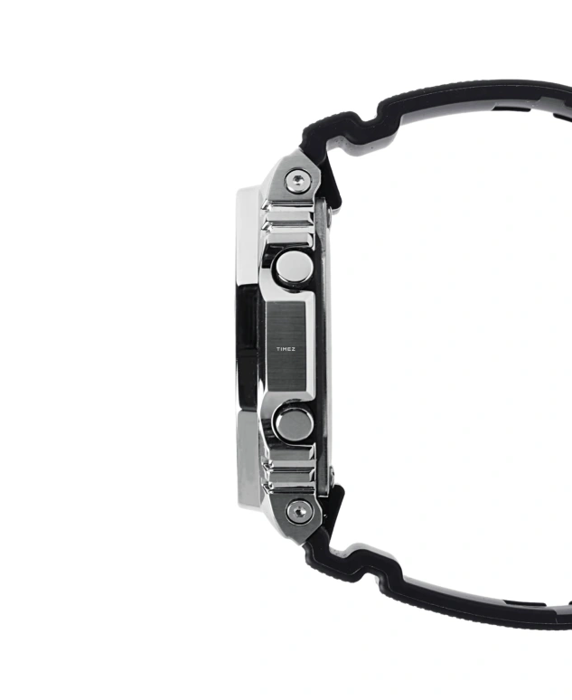 Casio,G-STEEL 49.30x44.40mm,49.30x44.40mm,Bio-sourced,Resin,Stainless Steel,Black,Quartz,Countdown,Chronograph,Month,Date,Hardlex,Octagon,GBM2100,GBM2100-1A