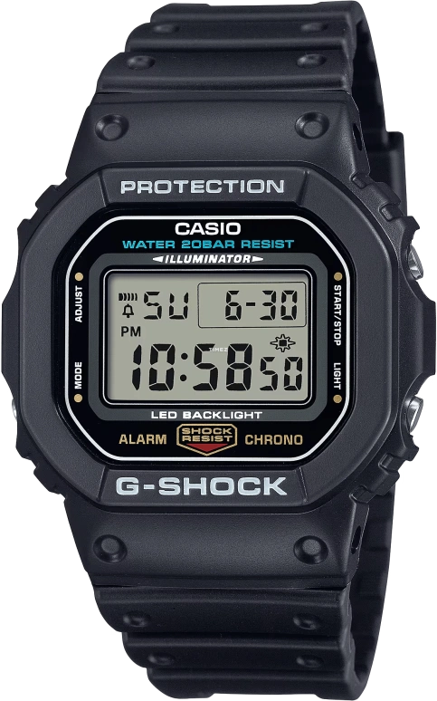 Casio,G-SHOCK 48.90x42.80mm,48.90x42.80mm,Resin,Grey,Black,Quartz,Countdown,Chronograph,Month,Date,Hardlex,Square,DW,DW-5600UE-1