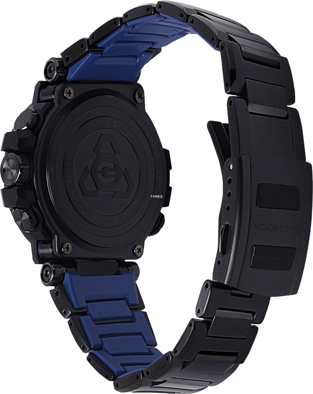 Casio,MTG 55.80x51.70mm,55.80x51.70mm,Resin,Black,Quartz,Countdown,Chronograph,Date,Day,Sapphire,Crystal Glass,Round,MTGB1000BD,MTGB1000BD-1A