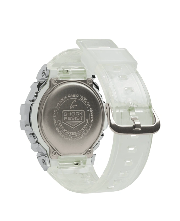 Casio,G-SHOCK 53.90x49.70mm,53.90x49.70mm,Resin,Stainless Steel,Grey,Quartz,Countdown,Chronograph,Month,Date,Hardlex,Round,GM6900SCM,GM6900SCM-1