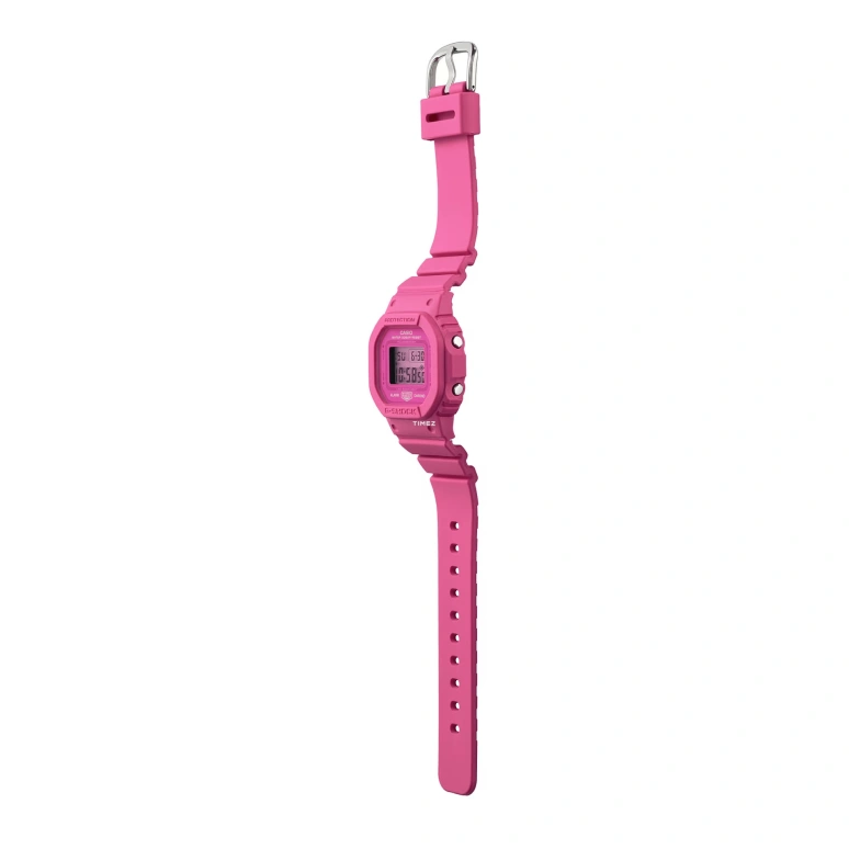 Casio,G-SHOCK 45.70x40.50mm,45.70x40.50mm,Bio-sourced,Resin,Pink Red,Quartz,Countdown,Chronograph,Month,Date,Hardlex,Square,GMDS5610PK,GMDS5610PK-4
