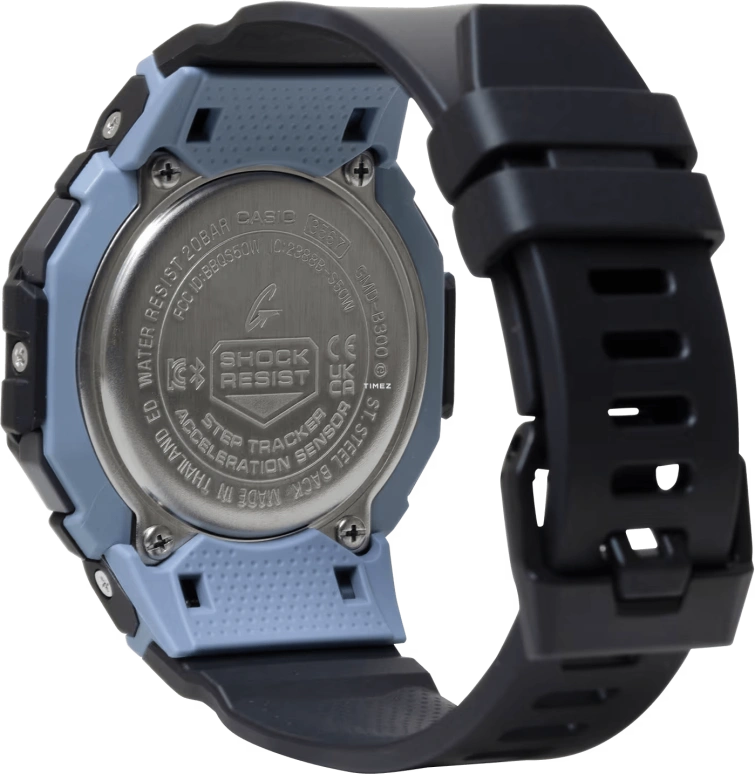 Casio,G-SHOCK 43.80mm,43.80mm,Bio-sourced,Resin,Black,Quartz,Countdown,Chronograph,Annual Calendar,Month,Hardlex,Octagon,GMDB300,GMDB300-1