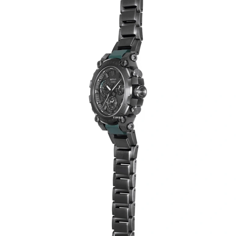 Casio,MTG 51.90x50.90mm,51.90x50.90mm,Stainless Steel,Black,Quartz,Countdown,Chronograph,Month,Date,Hardlex,Round,MTGB3000BD,MTGB3000BD-12