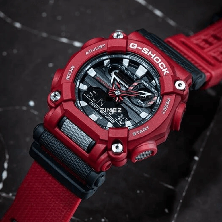 Casio,G-SHOCK 49.50mm,49.50mm,Resin,Black,Quartz,Countdown,Chronograph,Month,Date,Hardlex,Round,GA900,GA900-4A