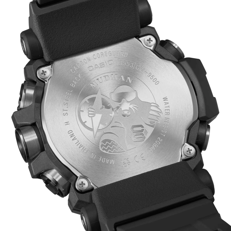 Casio,MASTER OF G - LAND 56.70x52.70mm,56.70x52.70mm,Bio-sourced,Grey,Quartz,Countdown,Chronograph,Month,Date,Sapphire,Crystal Glass,Round,GW9500,GW9500-1