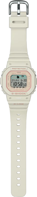 Casio,G-LIDE 45.70x40.50mm,45.70x40.50mm,Bio-sourced,Resin,White,Quartz,Countdown,Chronograph,Month,Date,Hardlex,Square,GLXS5600,GLXS5600-7