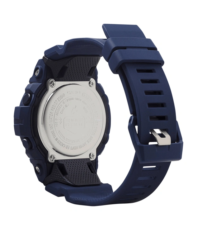 Casio,G-SHOCK 48.60mm,48.60mm,Resin,Blue,Quartz,Countdown,Chronograph,Month,Date,Hardlex,Round,GBA800,GBA800-2A