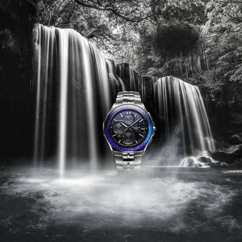 Casio,OCEANUS 48.80x42.30mm,48.80x42.30mm,Titanium,Black,Quartz,Date,Day,World Time,OCWS5000MB1A