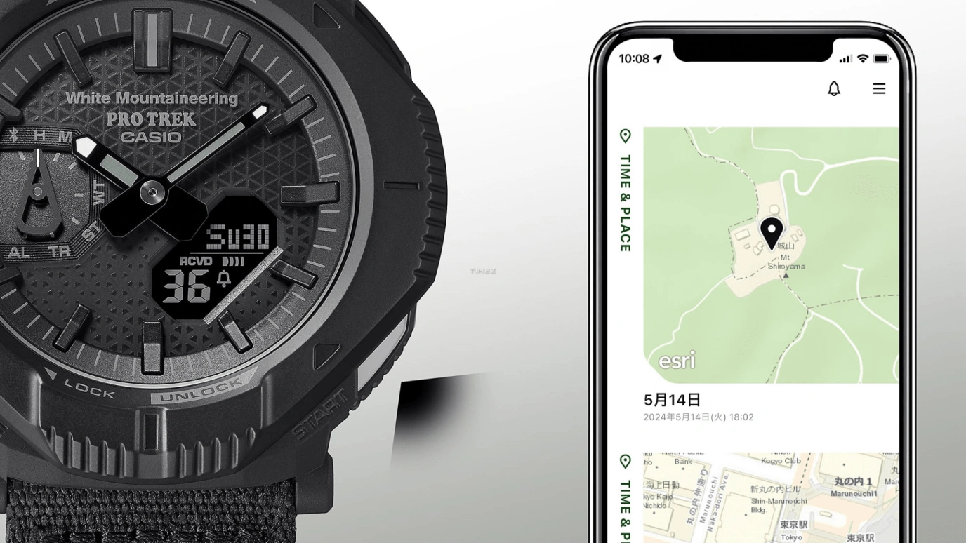 Casio,PROTREK 50.30x46mm,50.30x46mm,Resin,Bio-sourced,Black,Quartz,Countdown,Chronograph,Month,Date,Hardlex,Glass,Square,PRJB001WM,PRJB001WM-1