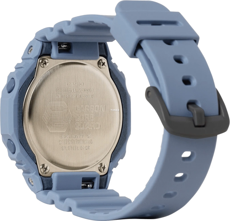 Casio,G-SHOCK 46.20x42.90mm,46.20x42.90mm,Resin,Carbon,Blue,Quartz,Countdown,Chronograph,Month,Date,Hardlex,Round,GMAS2100BA22