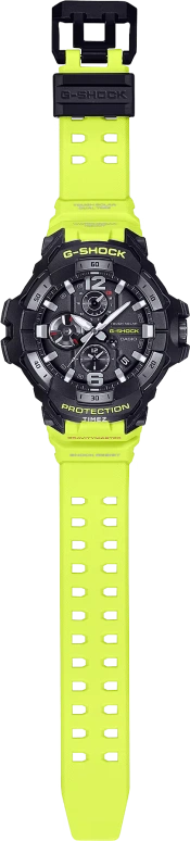 Casio,MASTER OF G - AIR 59x54.70mm,59x54.70mm,Bio-sourced,Carbon,Resin,Stainless Steel,Black,Quartz,Countdown,Chronograph,Moonphase,Month,Hardlex,Glass,Round,GRB300RY,GRB300RY-1A9
