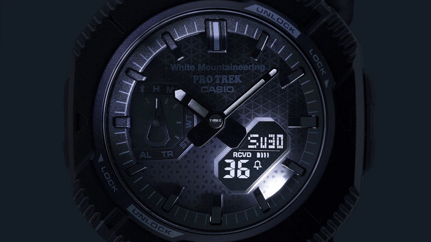Casio,PROTREK 50.30x46mm,50.30x46mm,Resin,Bio-sourced,Black,Quartz,Countdown,Chronograph,Month,Date,Hardlex,Glass,Square,PRJB001WM,PRJB001WM-1