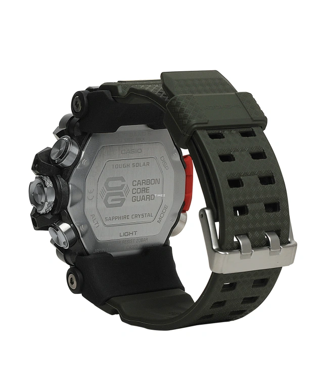 Casio,MASTER OF G - LAND 61.20x54.40mm,61.20x54.40mm,Resin,Forged Carbon,Stainless Steel,Black,Quartz,Countdown,Chronograph,Month,Date,Sapphire,Crystal Glass,Round,GWG2000,GWG2000-1A3