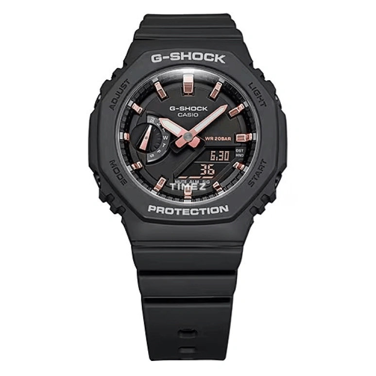 Casio,G-SHOCK 42.90mm,42.90mm,Carbon,Resin,Black,Quartz,Countdown,Chronograph,Month,Date,Hardlex,Octagon,GMAS2100,GMAS2100-1A