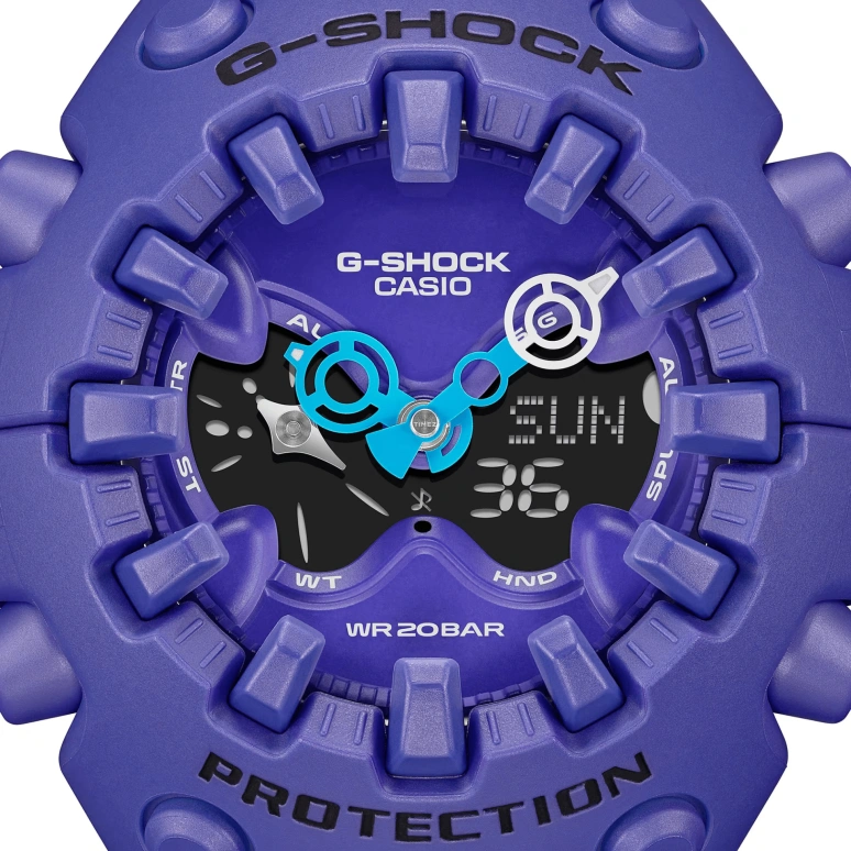 Casio,G-SHOCK 49.10x58.20mm,49.10x58.20mm,Resin,Purple,Quartz,Countdown,Chronograph,Month,Date,Hardlex,Round,GAV01,GAV01-2A