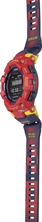 Casio,G-SHOCK 49.30mm,49.30mm,Resin,Blue,Quartz,Countdown,Chronograph,Month,Date,Hardlex,Round,GBD100BAR,GBD100BAR-4