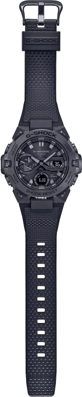 Casio,G-STEEL 49.60mm,49.60mm,Resin,Black,Quartz,Countdown,Chronograph,Month,Date,Hardlex,Round,GSTB400BB,GSTB400BB-1A