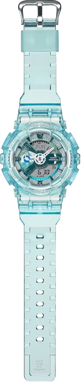 Casio,G-SHOCK 49x45.90mm,49x45.90mm,Resin,Grey,Green,Quartz,Countdown,Chronograph,Month,Date,Hardlex,Round,GMAS110VW,GMAS110VW-2A