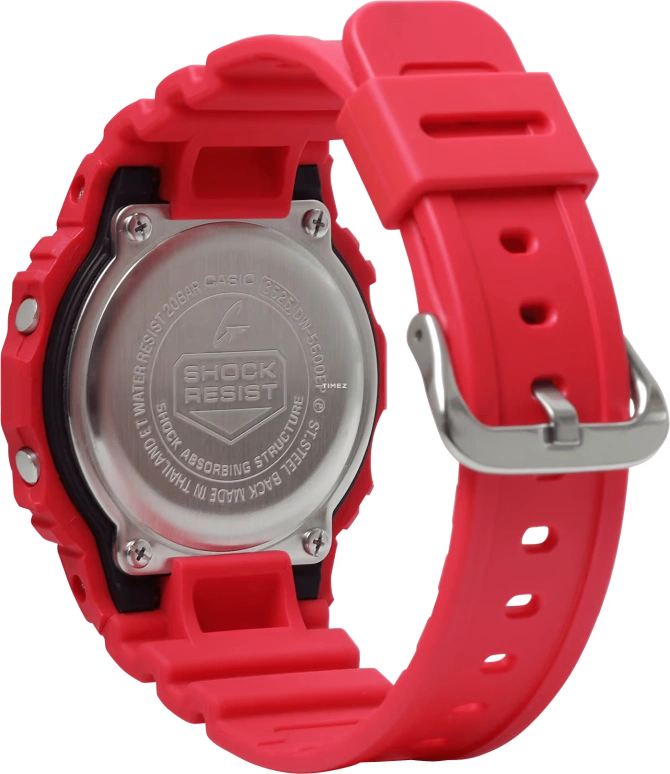 Casio,5600 48.90x42.80mm,48.90x42.80mm,Resin,Black,Quartz,Countdown,Chronograph,Month,Date,Hardlex,Square,DW5600EP,DW5600EP-4