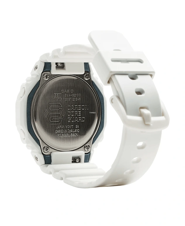 Casio,G-SHOCK 46.20x42.90mm,46.20x42.90mm,Resin,Carbon,White,Automatic,Countdown,Chronograph,Month,Date,Hardlex,Round,GMAS2100,GMAS2100-7A