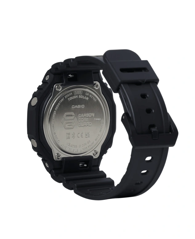 Casio,G-SHOCK 48.50x45.40mm,48.50x45.40mm,Resin,Carbon,Black,Quartz,Countdown,Chronograph,Month,Date,Hardlex,Round,GAB2100BNR1A