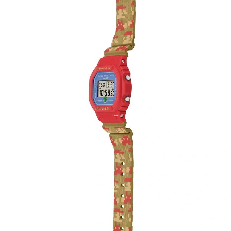 Casio,G-SHOCK 48.90x43.80mm,48.90x43.80mm,Resin,Blue,Grey,Quartz,Countdown,Chronograph,Month,Date,Hardlex,Square,DW5600SMB,DW5600SMB-4