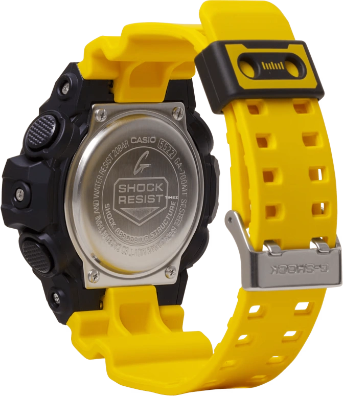 Casio,G-SHOCK 53.40mm,53.40mm,Resin,Black,Quartz,Countdown,Chronograph,Month,Date,Hardlex,Round,GA700MT,GA700MT-1A9