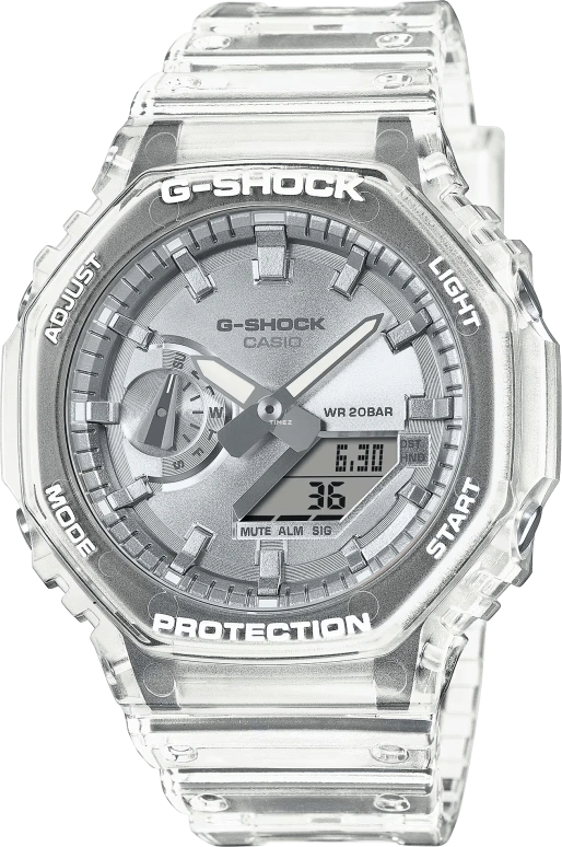 Casio,G-SHOCK 48.50x45.40mm,48.50x45.40mm,Carbon,Resin,Grey,Quartz,Countdown,Chronograph,Month,Date,Hardlex,Octagon,GA2100BM,GA2100BM-7A8