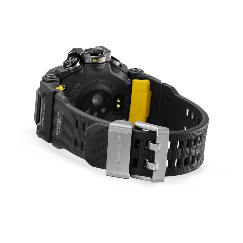 Casio,MASTER OF G - LAND 53.20mm,53.20mm,Bio-sourced,Resin,Black,Grey,Processor,Countdown,Chronograph,Month,Date,Hardlex,Round,GPRH1000,GPRH1000-1